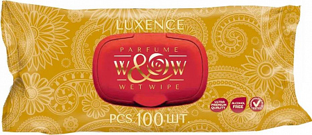 влажные салфетки W&W 100шт, парфюмированные, с клапаном\10 (Пласт Трейд)