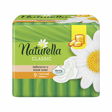 прокладки Naturella classic normal 9шт\24** (P&G)