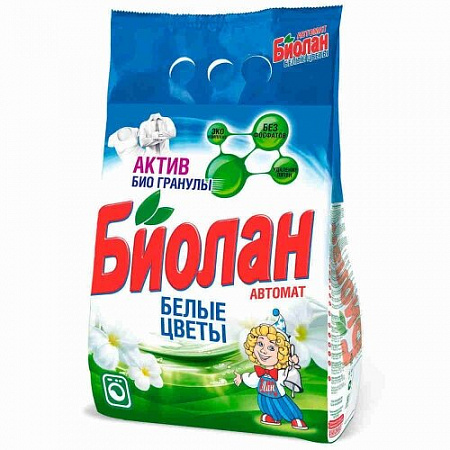 стиральный порошок Биолан 2,4кг, автомат\4 (Нэфис)