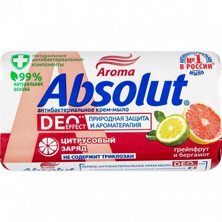 мыло туалетное Absolut 90г\6\72 (Весна)