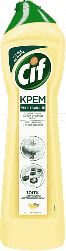 чистящее средство Cif 230мл, крем\24 (ULi)**